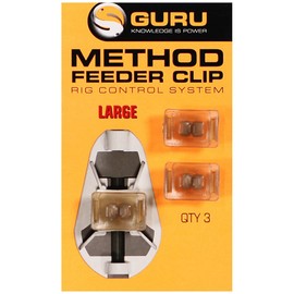 Guru Method Feeder Clips Rig Control System Pack Of 3: Large