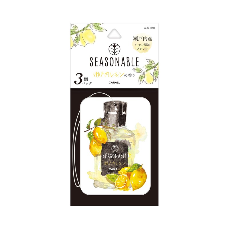 Harukado 3490 Caralls, Car Air Freshener, Seasonable, Plates, Pack of