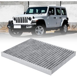 CF12450 - Filtro de aire de cabina de repuesto para Wrangler y Gladiador 2018, 2019, 2020, 2021, 2022, reemplaza #68301863AA WP10371