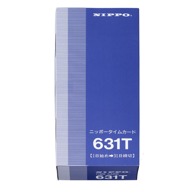 Nippo Time Card for NTR-2500, 2700 631T (End of Month)