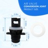 Upgraded Version 2 Packs Pumping Head Connector for Inflatable Kayak