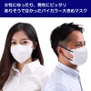 [NISYO] [彩 マスク]バイカラーマスク 不織布 メンズ 大きめ 男性 4層 3Dマスク 立体マスク