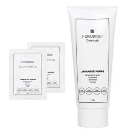 FUKUBISUI Amulet, Skin Care, Cream Gel, 5.3 oz (150 g), Moisturizing Cream, Cleansing Gel, Includes 2 Samples, No Fragrance, No Coloring, Sensitive Skin, Dry Skin, Aging Care, All-in-One Gel, Facial