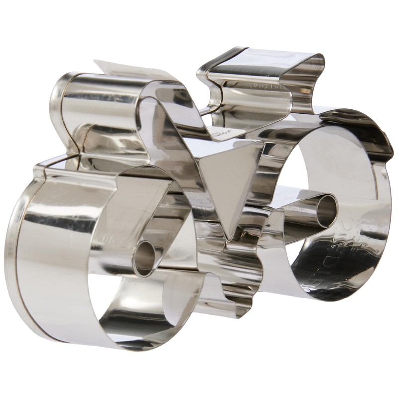 Staedter Road Bike or Bicycle Embossing Cookie Cutter, 9 cm,
