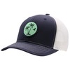LINDO Trucker Hat - Palm Tree 2.0 (Navy/White w/Green Patch)