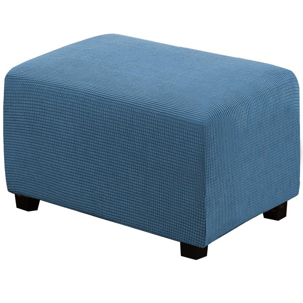H.VERSAILTEX Ottoman Slipcovers Rectangle Footrest Sofa Slipcovers Footstool Protector Covers