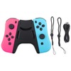 For Joycon Game Console Wireless Bluetooth Gamepad Right Left(rouge Bleu