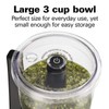 Hamilton Beach Electric Vegetable Chopper & Mini Food Processor, 3-Cup,