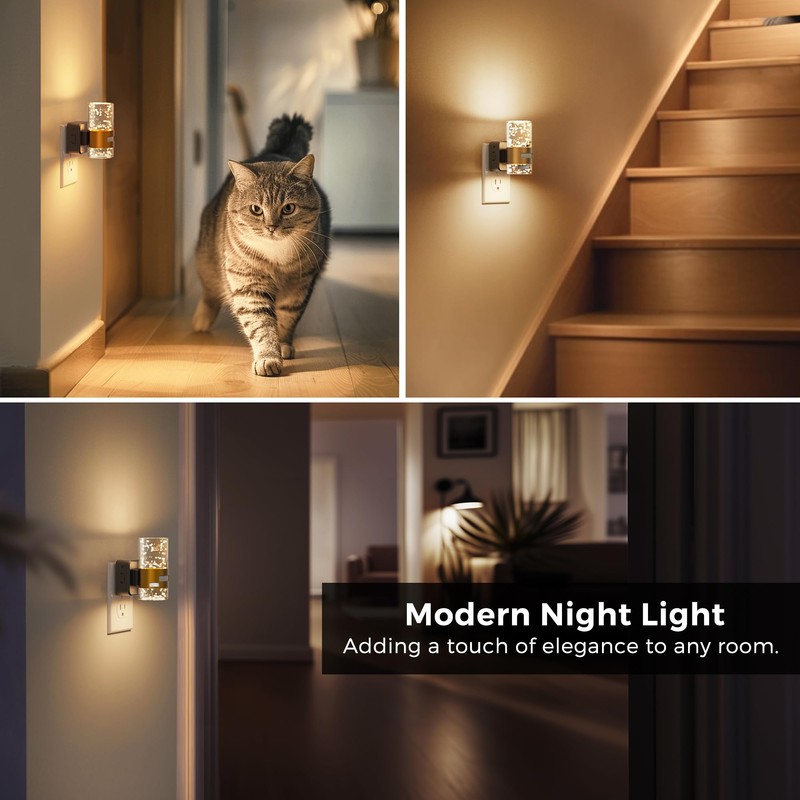 L LOHAS LED Motion Sensor Night Light,Dimmable Night Lights Plug