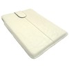 Emartbuy Universal 10-12 Inch White PU Leather Secured Slide in