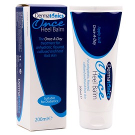 Dermatonics Once Heel Balm - Long-lasting Relief for Rough, Dry, and Callused Heels and Feet | Paraben-free and Clinicaly Proven | Visible Result in 8 Days | 200 ml