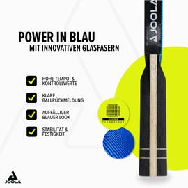 JOOLA Table Tennis Bat Infinity ITTF Approved Professional Carbon Table Tennis Bat for Advanced Players - with High-Tech Fibre, Fibreglass 7 Layer Bat Blade