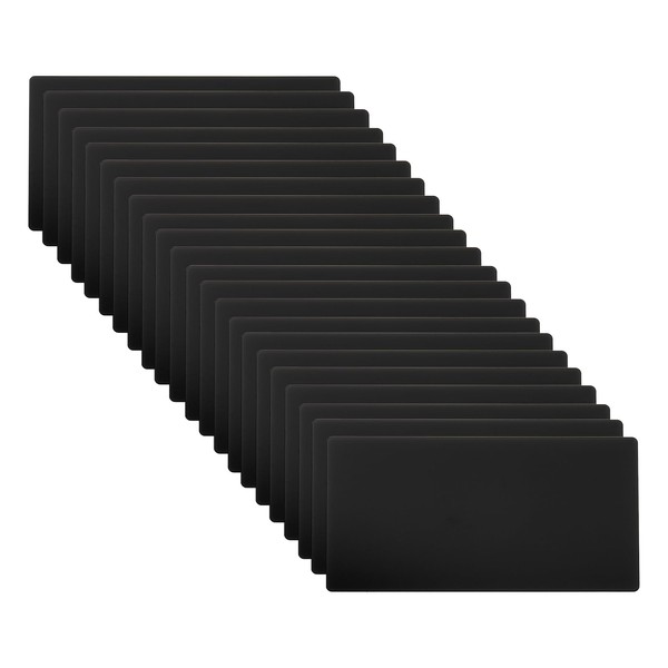 PATIKIL 4x2 Inch Anodized Aluminum Sheet Metal, 22 Pack Laser