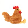 Apricot Lamb Toys Plush ginger rooster Stuffed Animal Soft Cuddly