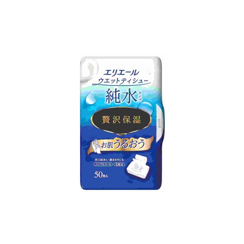Daio Paper Elleair Wet Pure Water Type Luxury Moisturizing Box,