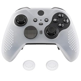 eXtremeRate Funda de Silicona Mando Xbox One Elite Protector Antideslizante Tacto Suave Piel de Controlador Cubierta Skin Case para Nuevo Xbox One... 