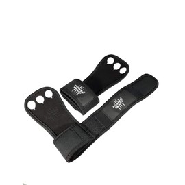 Power Beast 2-in-1 Pull Up Grips, Hand Protection Miracle - Innovative Fitness Gloves Including | Wrist Support for Fitness, Gym, Crossfit, Weightlifting, Bodybuilding, Gymnastics, Calisthenics