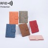Charm Infinite RFID Blocking Leather Passport Case Multi-slot Travel Card