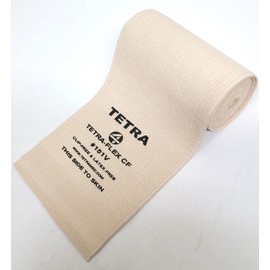 Tetra-Flex™ CF, Clip Free Deluxe Woven Elastic Bandage, 3" X 5.5Yd (Stretched Length) Latex Free, 12 per Box