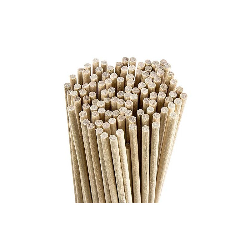 Wooden kebab skewers, wooden skewers, barbecue skewers, 20 cm long,