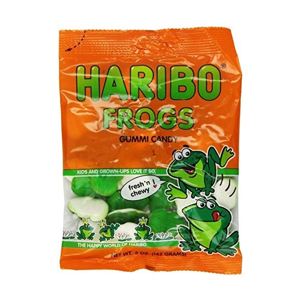 Haribo Frogs 5 oz per bag (4 bags 20 total oz)