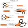 Fabric Scissors Set with Sharp Stainless Steel Blade and Soft