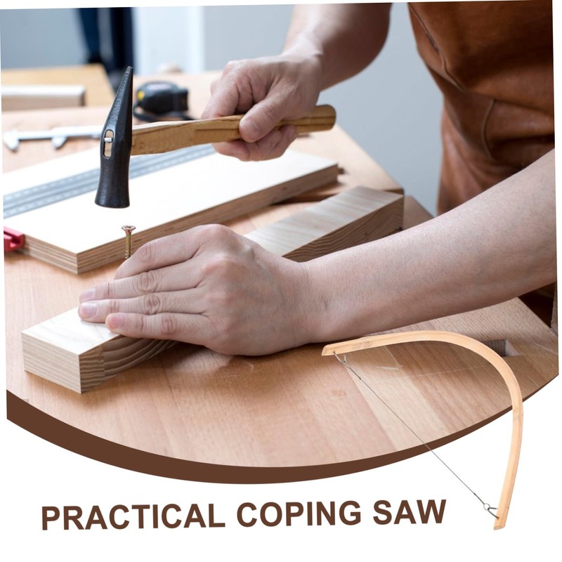 COHEALI Coping Saw Bow Design for Woodworking Durable Hand Saw