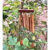 MAYMII Large 65cm (25") 12 Tubes Double Antique Nature Bamboo