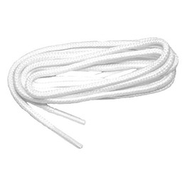 proGOLFER(tm) Casual Oxford 2mm round golf laces Shoelaces Shoestrings - (2 pair pack) (White, 27 Inch 102 cm)