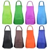 Fengek 8 Pcs Bib Apron for Unisex Colorful Kitchen Apron