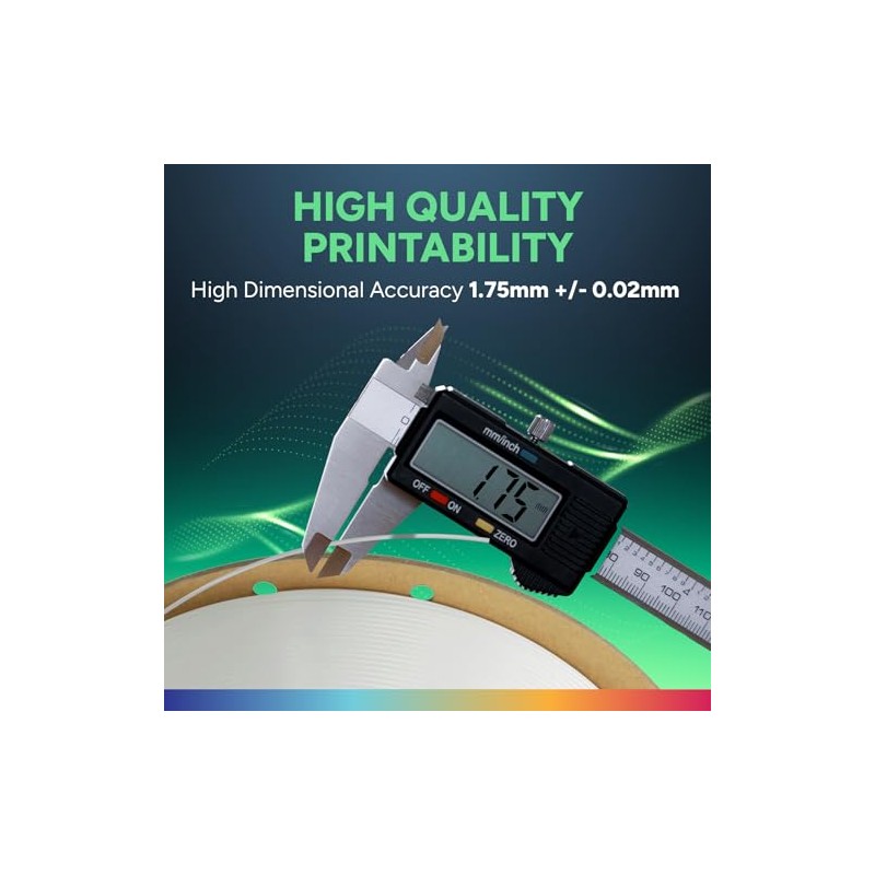 OVERTURE TPU Filament 1.75mm Flexible Roll, 95A Soft 3D Printer