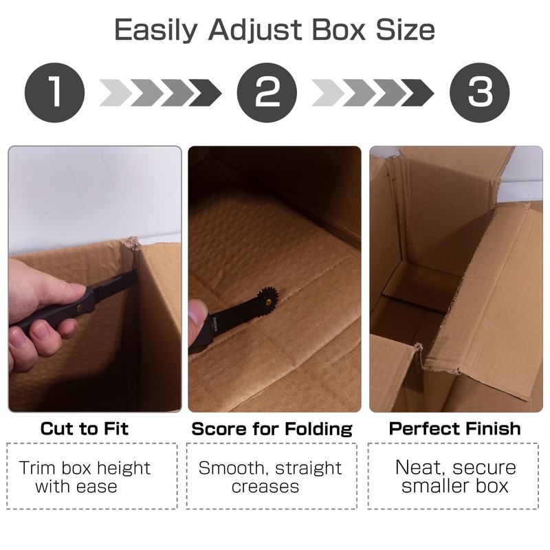 Zentara 2-Piece Cardboard Tool Set – Full-Tang Stainless Steel Cutting