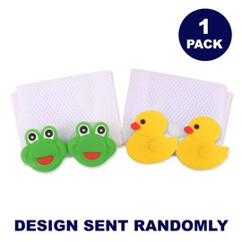 Baby Bath Toy Tidy Bag Organiser Mold Resistant Mesh Net Storage Basket Holder, Strong Suction Cups Keep Kids Bathtub Toys Dry & Bacteria Free