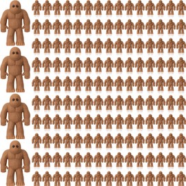Chunful 50 Pcs Mini Bigfoot Figurines Sasquatch Party Favors,Classic