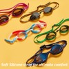 Sporti Antifog Swirl Jr. Goggle - Clear Lens/Red/White/Blue Frame