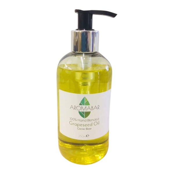 Pure Grapeseed Carrier Oil 250ml with Pump Dispenser