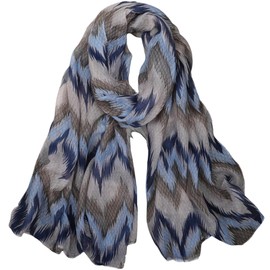 FAIRYGATE Women's Scarves & Wraps Scarf Cotton Linen Chic Ladies Scarfs Soft Large Long Wrap Elegant Shawl Headscarf Lightweight Neck Hijab 180×90CM 59022