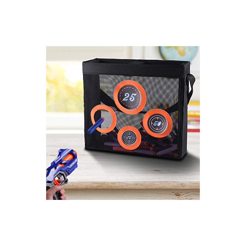 Hely Cancy Portable Shooting Practice Target Toy Storage Mesh Bag