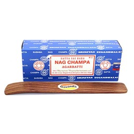 Govinda - Bangalore (BNG) Nag Champa Argarbatti 250 Grams with Incense Holder