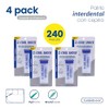 Cool Shock | Palillo Interdental 60pz. Doble punta con cepillo.