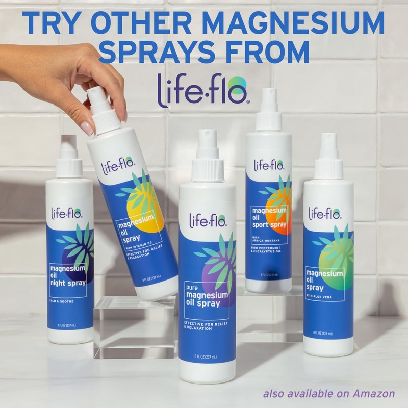 Life-Flo Pure Magnesium Oil for Feet and Body - 100%