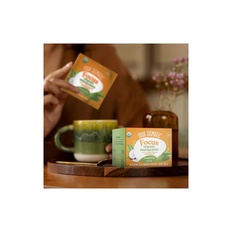 Four Sigmatic Organic Matcha Latte with Lion's Mane - 10
