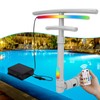 Pool Fountain with Lights for Above and Inground Pools, Dual-Layer