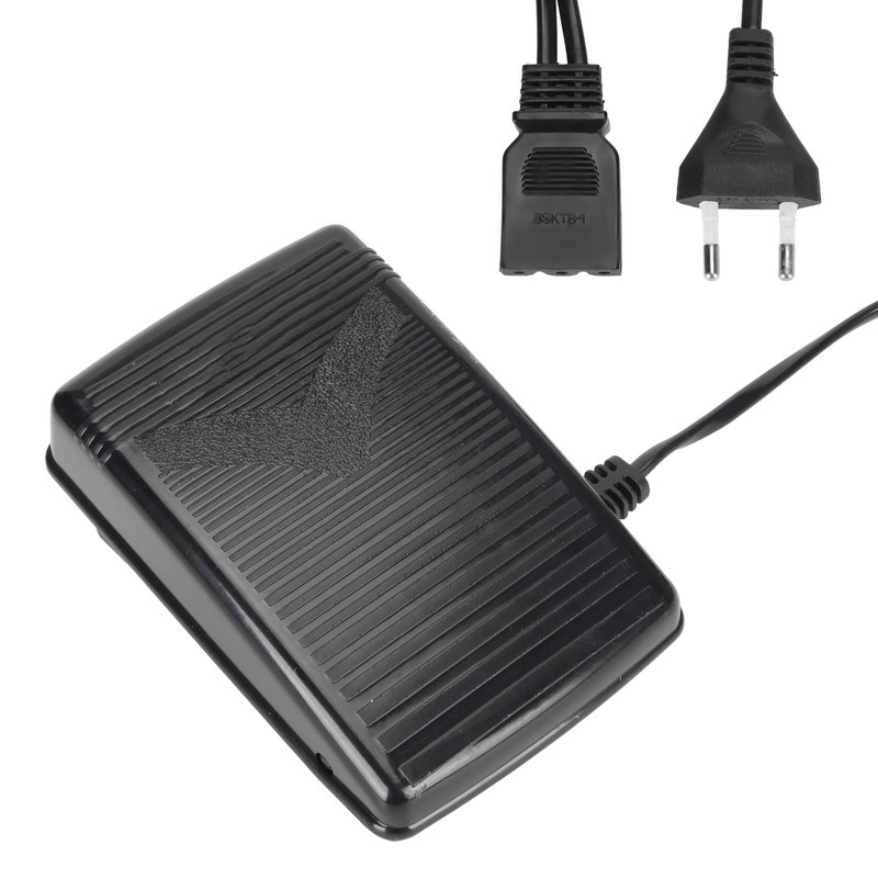 Sewing Machine Foot Pedal with Power Cord Skid Resistance Pad