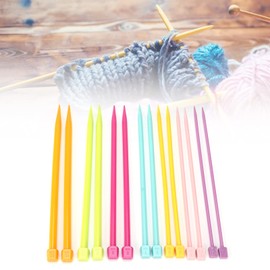 Generic Colorful Knitting Needles Set - Durable Plastic Sweater Needle Kit, Ideal DIY Enthusiasts, Genericpt9sc5ewa4