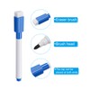 PATIKIL Whiteboard Marker Pens 100 Pack Blue Ink Fine Tip