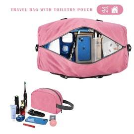 Felipe Varela 65L Duffle Bag with Shoes Compartment and Adjustable Strap,Foldable Travel Duffel Bags for Men Women,Waterproof Duffel Bags