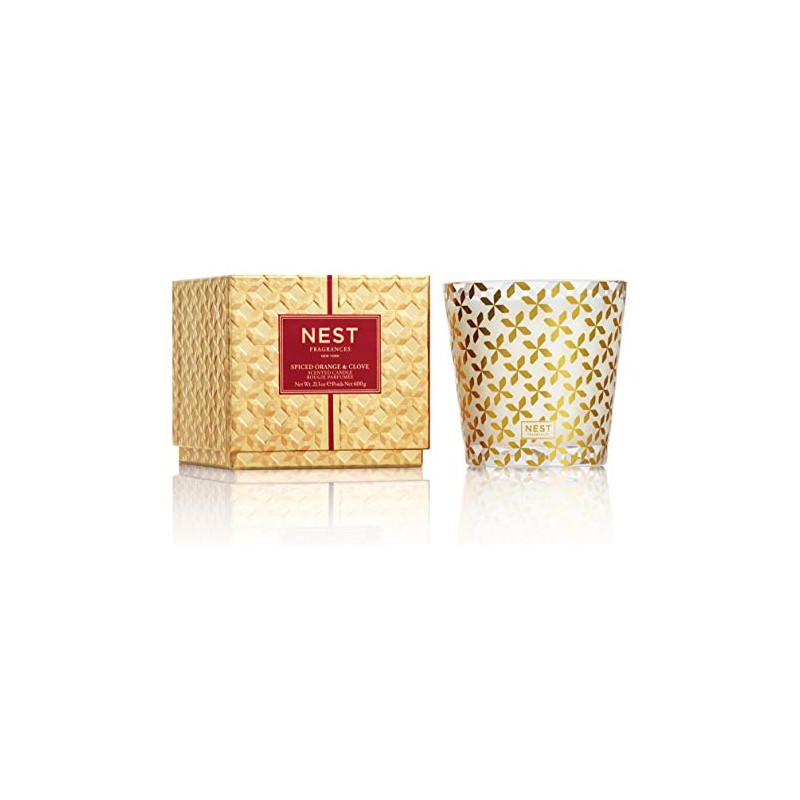 NEST Fragrances 3-Wick Candle- Spiced Orange & Clove, 21.2 oz