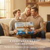 Falling in Art Beechwood Easel Box Set, 27 Pcs Tabletop