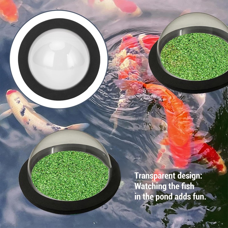 Fockety Pond Fish Dome Heavy Duty Plastic Dome Clear Design